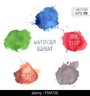 Aquarell Hintergrund Stock Vektor