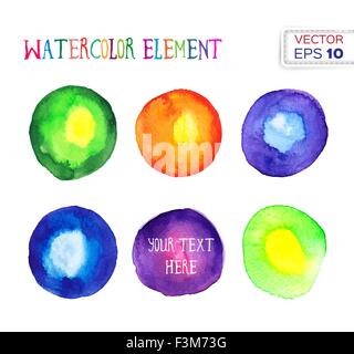 Aquarell Hintergrund Stock Vektor