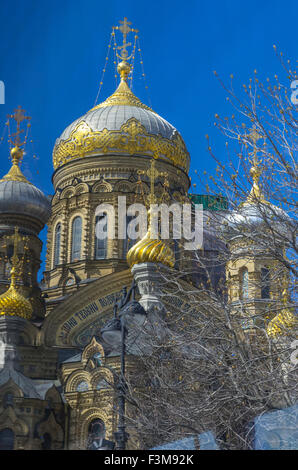 Russisch-orthodoxe Kirche St. Petersburg Stockfoto