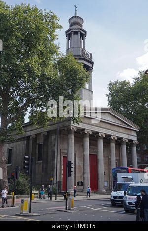 Neue Kirche St. Pancras, Euston Road, London, Uk Stockfoto