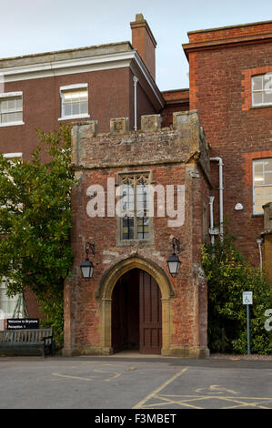 Brymore Academy, einer landwirtschaftlichen Schule lehrt Ackerbau und andere landwirtschaftliche Fähigkeiten und haben eigene Molkerei, Rinder, Schweine und sheep.a UK Stockfoto