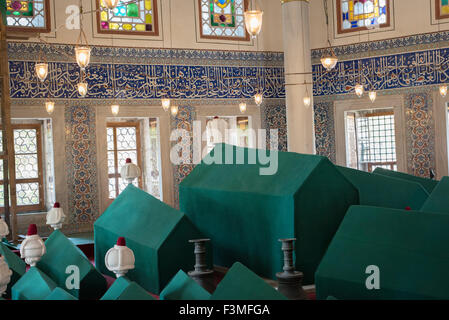 Die Sultane Gräber Haghia Sophia (Ayasofya Camii) Istanbul, Türkei Stockfoto