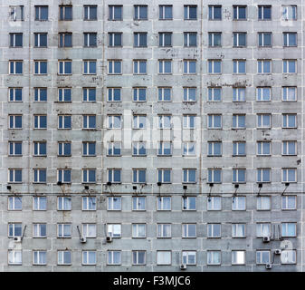 Fragment der seriellen High-Rise Gastwirtschaft im Moskauer Gebiet, Russland Stockfoto