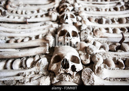 Kapelle von Menschenknochen in Campo Maior unserer lieben Frau von Da Expectaçao Kirche, Portugal Stockfoto