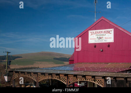 Tafarn Sinc Zink Pub Rosenstrauch Preseli Hills Pembrokeshire Wales Großbritannien Stockfoto