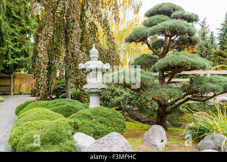 Kasugai japanischer Garten, Kelowna, British Columbia, Kanada Stockfoto