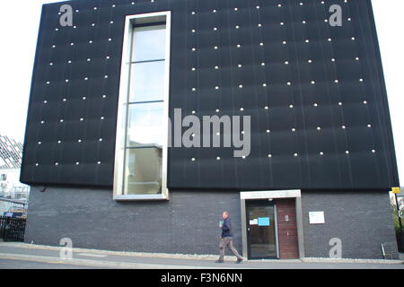 Die Soundhouse; die University of Sheffield Musik Studio Einrichtung und Großbritanniens erste Kautschuk-plattiert Veranstaltungsort, South Yorkshire UK Stockfoto