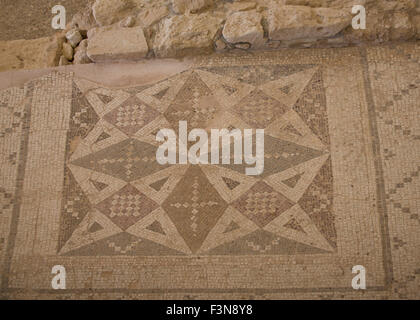 Mosaik "in" das Haus der Gladiatoren in Kourion (Roman Curium) in Zypern Stockfoto