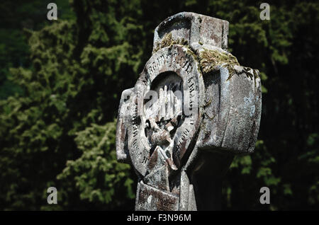 Grabstein der Logie Kirk in Stirling, Schottland Stockfoto