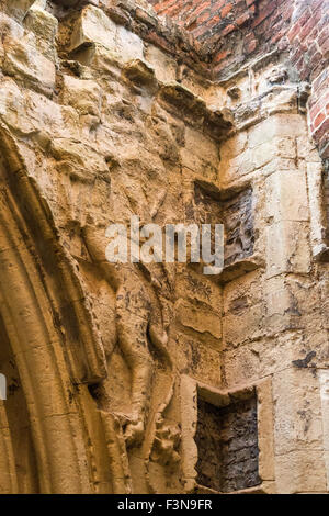 St. Benet Abtei in den Norfolk Broads, Norfolk, England, Vereinigtes Königreich, Europa. Befindet sich auf dem Fluss Bure Norfolk Stockfoto