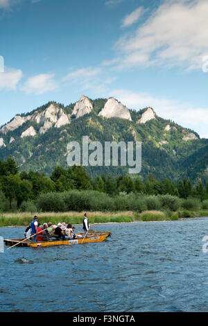 Europa Ziel Dunajec europäischen Pieniny Pieniny Mittelgebirge polnischen Landschaft Berge Natur szenischen Sommer Reisen Stockfoto