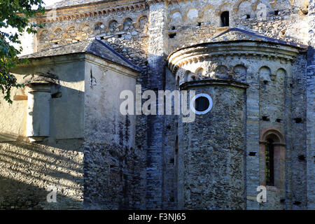 Santi Gusmeo e Matteo Kirche, Stadt Gravedona, Comer See, Italien Stockfoto