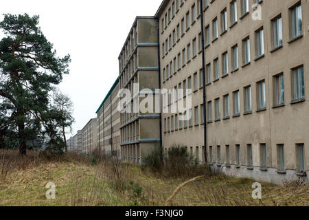 NS-Anlage Prora auf Rugia Insel an der Ostsee Stockfoto