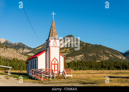 Herz-ehemalige katholische Kirche, Windermere, Columbia Valley, British Columbia, Kanada Stockfoto