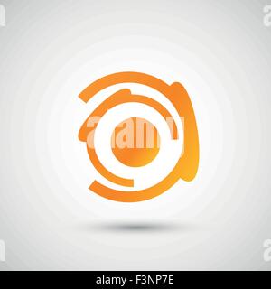 Vektor Farbe abstraktes Objekt eps Stock Vektor