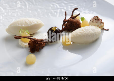 Gourmet-dessert Stockfoto