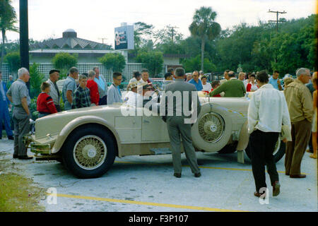 frühen Sportwagen auf den 1960er Jahre Auto show in Florida Stockfoto