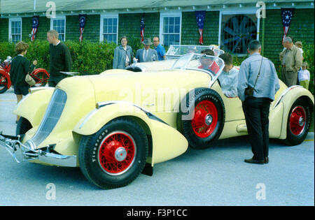 frühen Sportwagen auf den 1960er Jahre Auto show in Florida Stockfoto