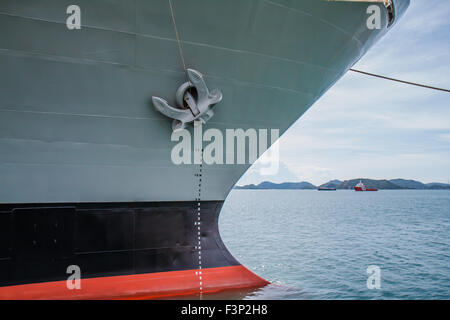 Schlachtschiff-Anker Stockfoto