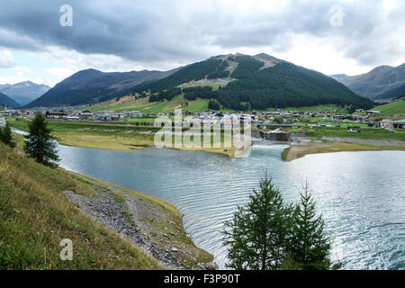 aufgestauten See, Italien, Lombardei in der Nähe von Brescia Stockfoto