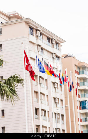 Europäische Union Flaggen Europa-EU-Mitgliedstaaten Stockfoto