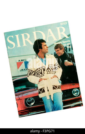 Sirdar gedruckten Strickmuster für die Herstellung einer Jacke Starsky und Hutch. Stockfoto