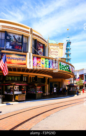 Die Grove-Einzelhandel und Entertainment-Komplex in Los Angeles, der historischen Bauernmarkt angeschlossen Stockfoto