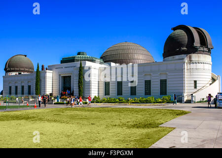 Das Griffith Observatory im Griffith Park mit Blick auf Los Angeles CA Stockfoto