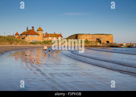 Beadnell Hafen; Northumberland; UK Stockfoto