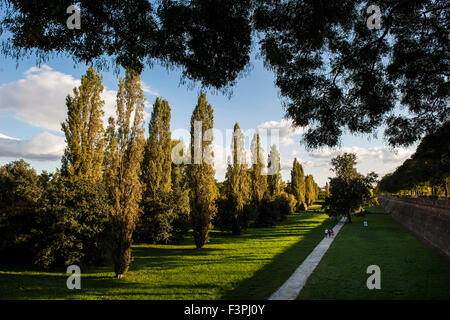 Italien, Emilia Romagna, Ferrara, Grünanlage Stockfoto