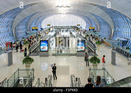 Bangkok, Thailand - März 20,2015: Innenraum der Suvarnabhumi Flughafen Bangkok, einer der zwei internationalen Flughäfen, Verbot Stockfoto