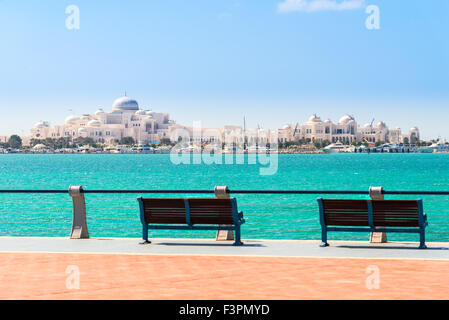 Emirates Palace, Abu Dhabi, Vereinigte Arabische Emirate Stockfoto