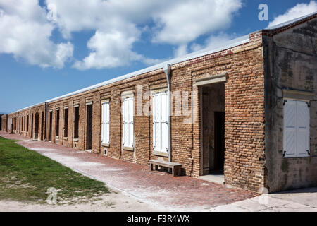 Key West Florida, Keys, Fort Zachary Taylor historischer State Park, Baracken, Central Yard, FL150509056 Stockfoto