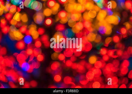 Abstrakte runden Bokeh Hintergrund des LED-bulblight Stockfoto