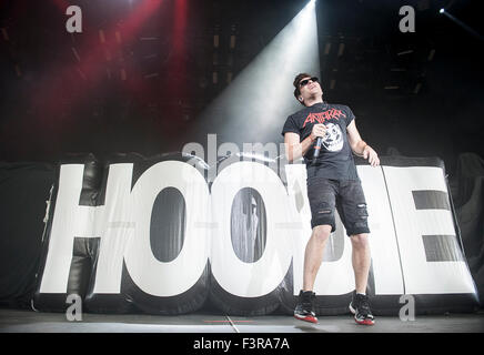 18. Juli 2015 - Raleigh, North Carolina; USA - führt Sänger HOODIE ALLEN live als seine 2015 Tour macht Halt in Walnut Creek Amphitheater mit Sitz in Raleigh. Copyright 2015 Jason Moore. © Jason Moore/ZUMA Draht/Alamy Live-Nachrichten Stockfoto