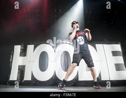 18. Juli 2015 - Raleigh, North Carolina; USA - führt Sänger HOODIE ALLEN live als seine 2015 Tour macht Halt in Walnut Creek Amphitheater mit Sitz in Raleigh. Copyright 2015 Jason Moore. © Jason Moore/ZUMA Draht/Alamy Live-Nachrichten Stockfoto