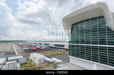 Neue Gebäude von Kuala Lumpur internationalen Flughafen-terminal Stockfoto