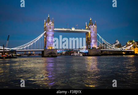 Tower Bridge, London, Vereinigtes Königreich Stockfoto