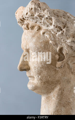 Rom. Italien. Portrait des römischen Kaisers Vespasian (9-79 n. Chr.). Palazzo Massimo Alle Terme. Museo Nazionale Romano. Stockfoto