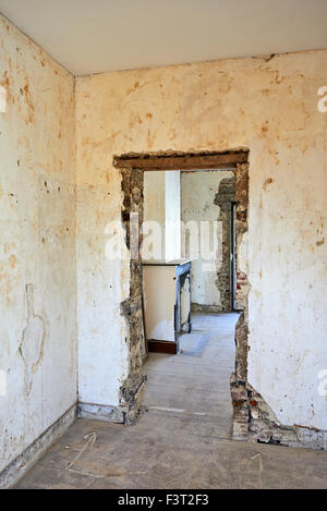 Heimwerken in der Phase der Abbruch vor der Renovierung Stockfoto