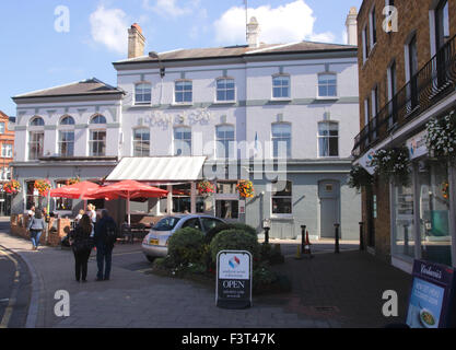 Hund und Fox Pub Wimbledon Village London Stockfoto