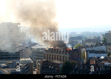 Bristol, UK. 12. Oktober 2015. Schieße auf 33 Colston Straße, Bristol, Unterkünfte für Studenten an der Universität Credit: TW Foto Bilder/Alamy Live-Nachrichten Stockfoto