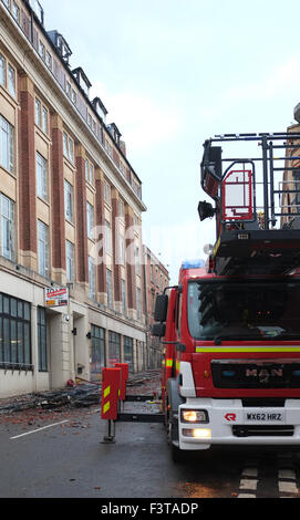 Bristol, UK. 12. Oktober 2015. Schieße auf 33 Colston Straße, Bristol, Unterkünfte für Studenten an der Universität Credit: TW Foto Bilder/Alamy Live-Nachrichten Stockfoto