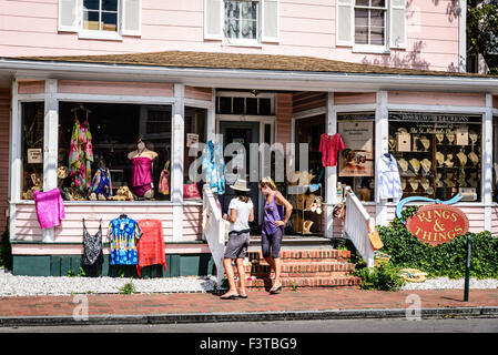 Ringe und Dinge Juweliere, 105 Süden Talbot Street, St. Michaels, Maryland Stockfoto