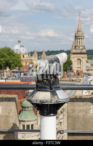 Blick vom St.-Martins Turm, Carfax Tower in Oxford Oxfordshire England Vereinigtes Königreich Großbritannien Stockfoto