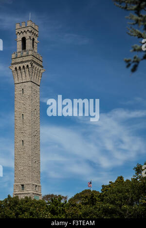 Pilgrim Monument in Provincetown. Cape Cod, Massachusetts Stockfoto