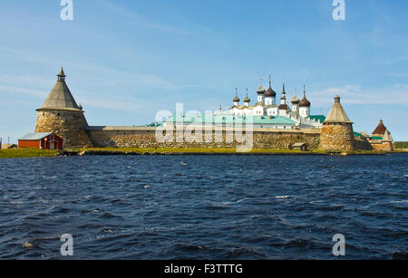 Verklärung von Jesus Christus Erlöser Solovetsky Kloster auf Solovki Inseln (Solovetsky Inselgruppe) im Weißen Meer, Russland, Stockfoto