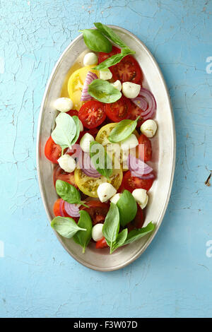 Caprese-Salat Stockfoto