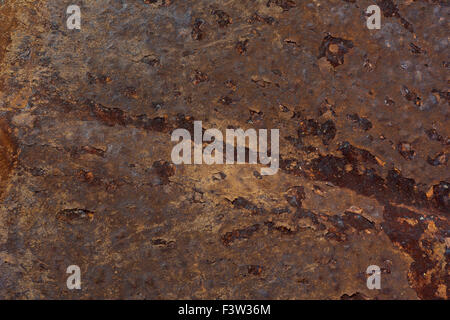 Metall Rost Textur als Design und Hintergrundelement Stockfoto