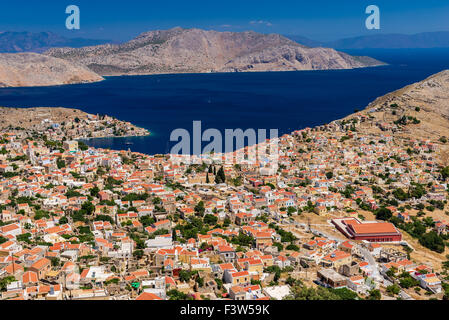 Insel Symi Griechenland Stockfoto